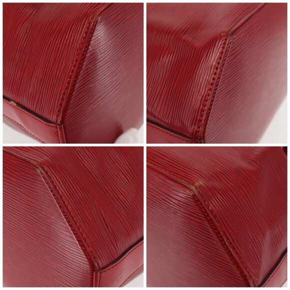 LOUIS VUITTON Epi Sac Depaule GM Shoulder Bag Red M80197 LV Auth 144021 - Picture 14 of 16